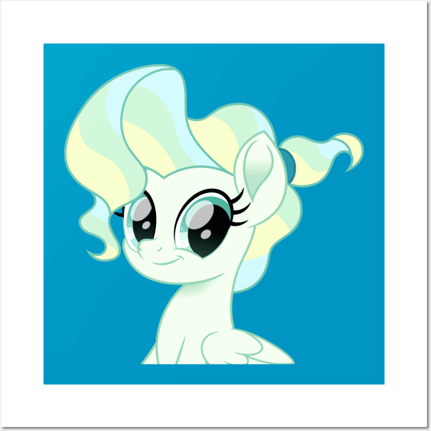 Vapor Trail portrait short mane Wall Art by CloudyGlow